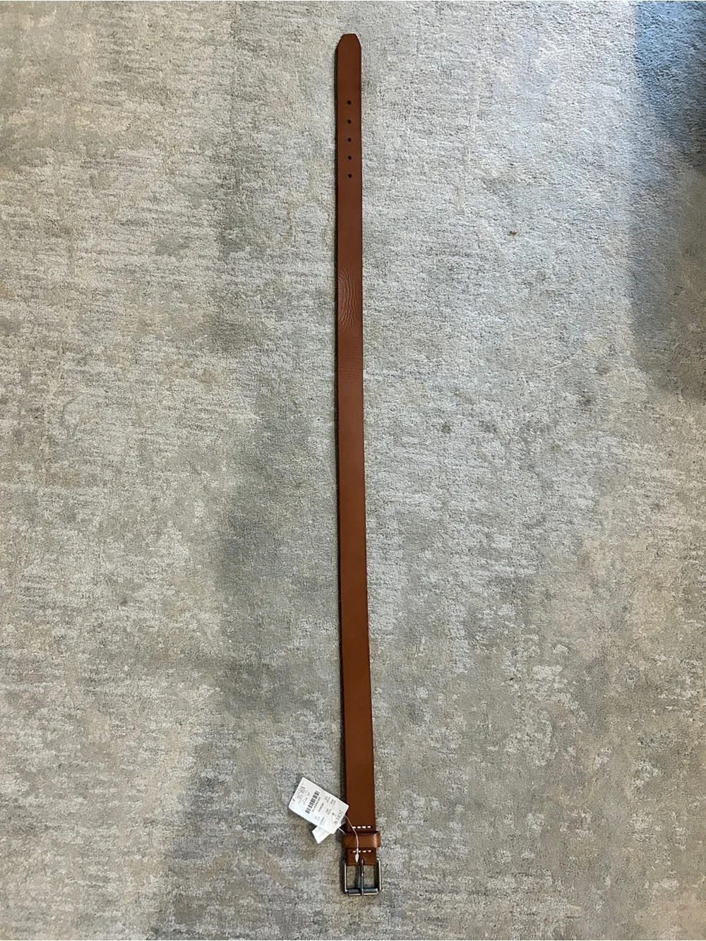 J. Crew Men’s Tan Leather Dress Belt